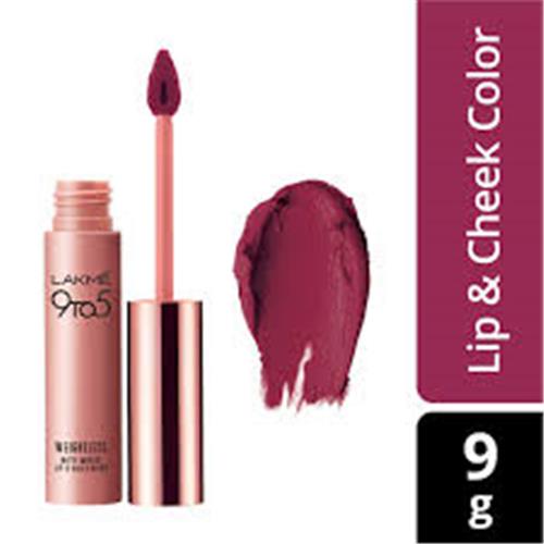 LAKME 9TO5 LIP CHEEK COLOR PINK LACE.